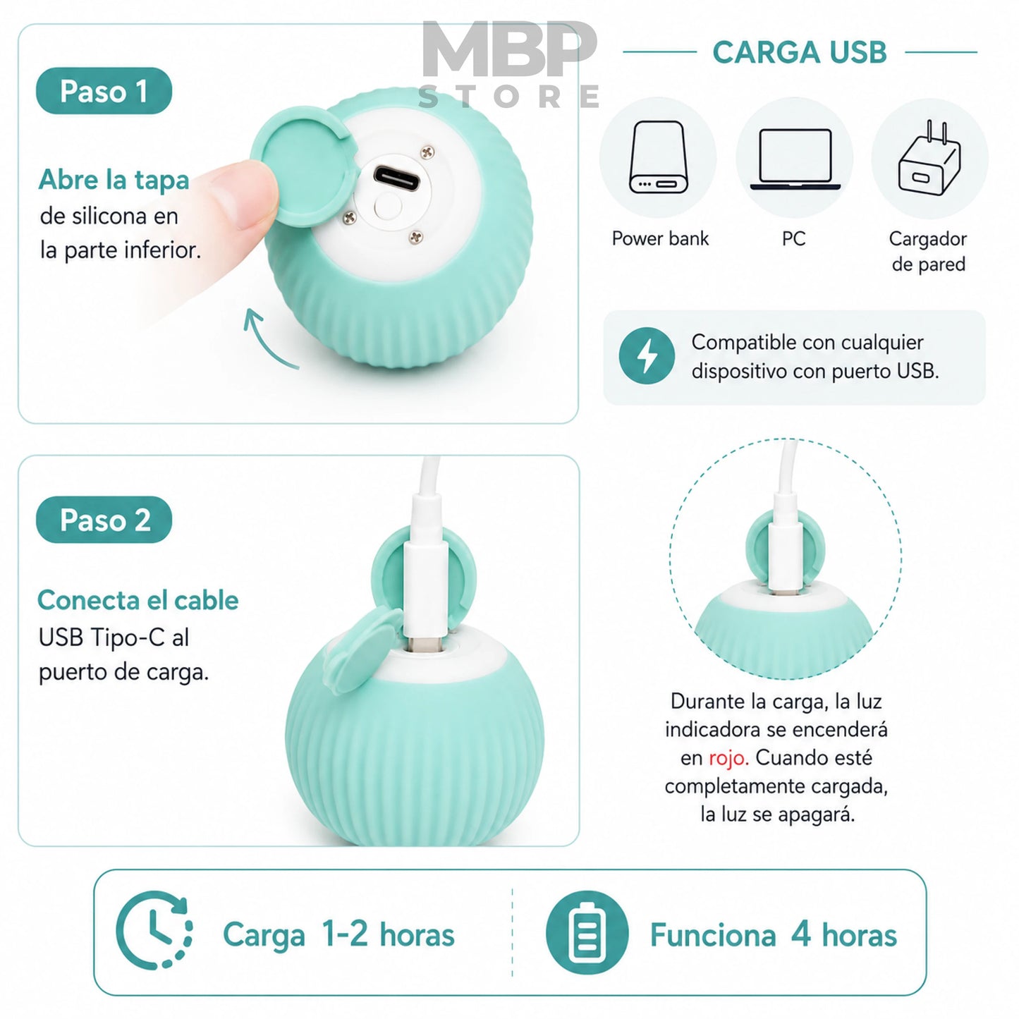 Bounzi™ - Diversión interactiva con movimiento inteligente y autónomo