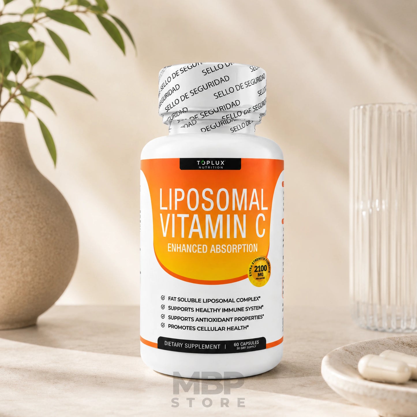 Liposomal Vitamina C - Energía, Defensas y Salud Celular