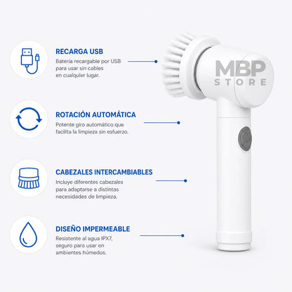 SpinClean Pro™ – Limpieza profunda en segundos, sin esfuerzo