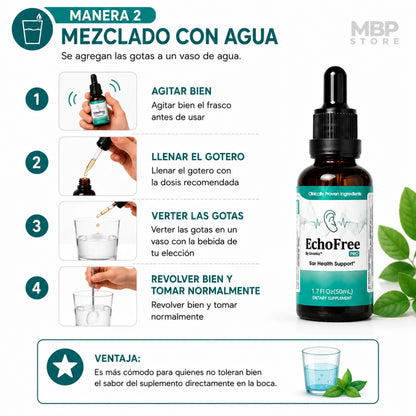 Echofree™ - Fórmula natural para alivio del zumbido y confort diario